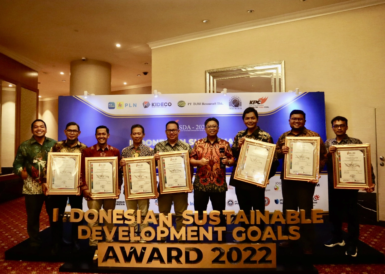 Komitmen Dukung Pembangunan Berkelanjutan, Kalimantan Prima Persada Raih  7 Penghargaan Di Ajang Indonesian SDGs Awards (ISDA) 2022