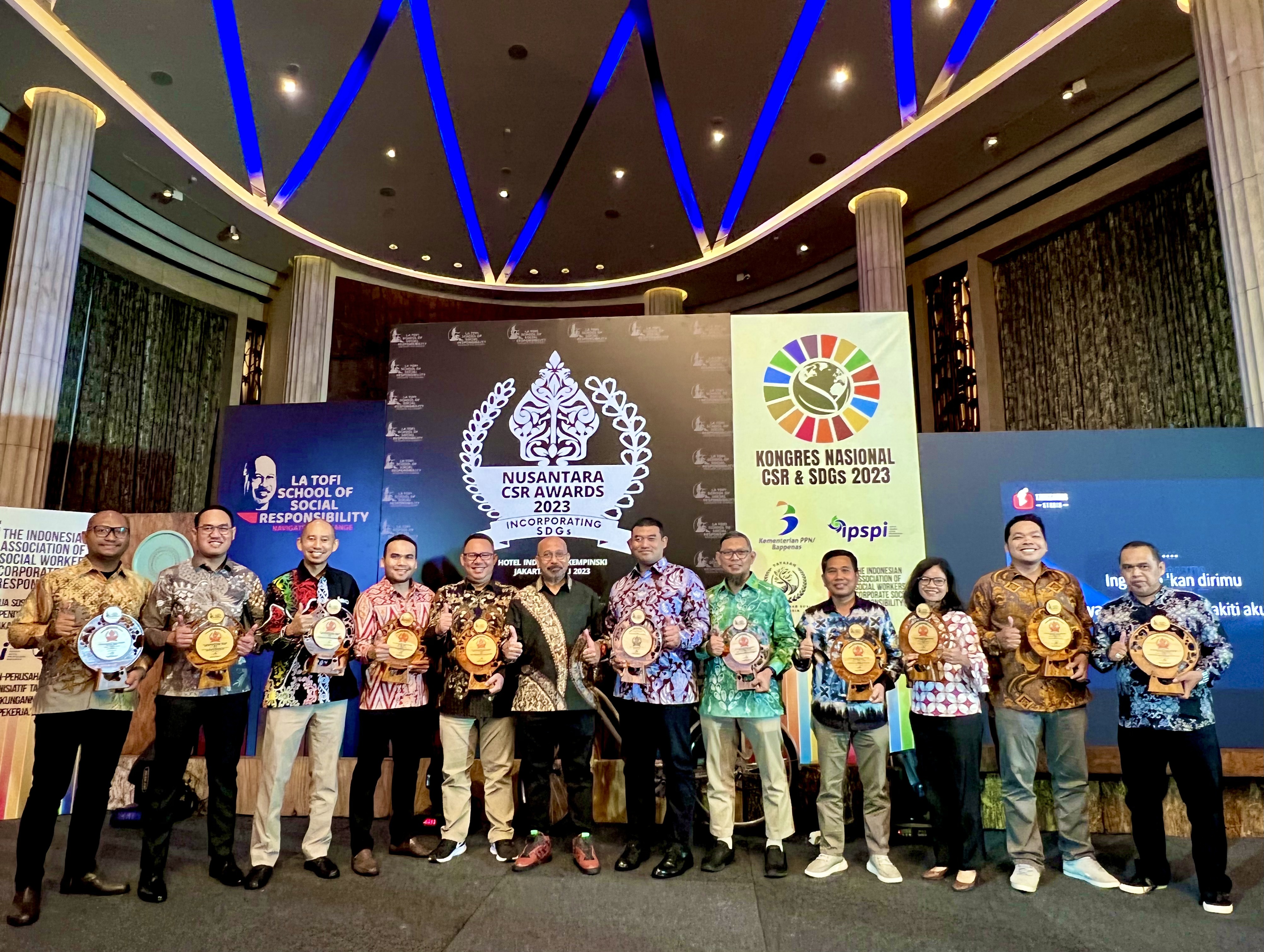 Tuai Prestasi, KPP Mining Raih Penghargaan Platinum di Nusantara CSR Awards 2023