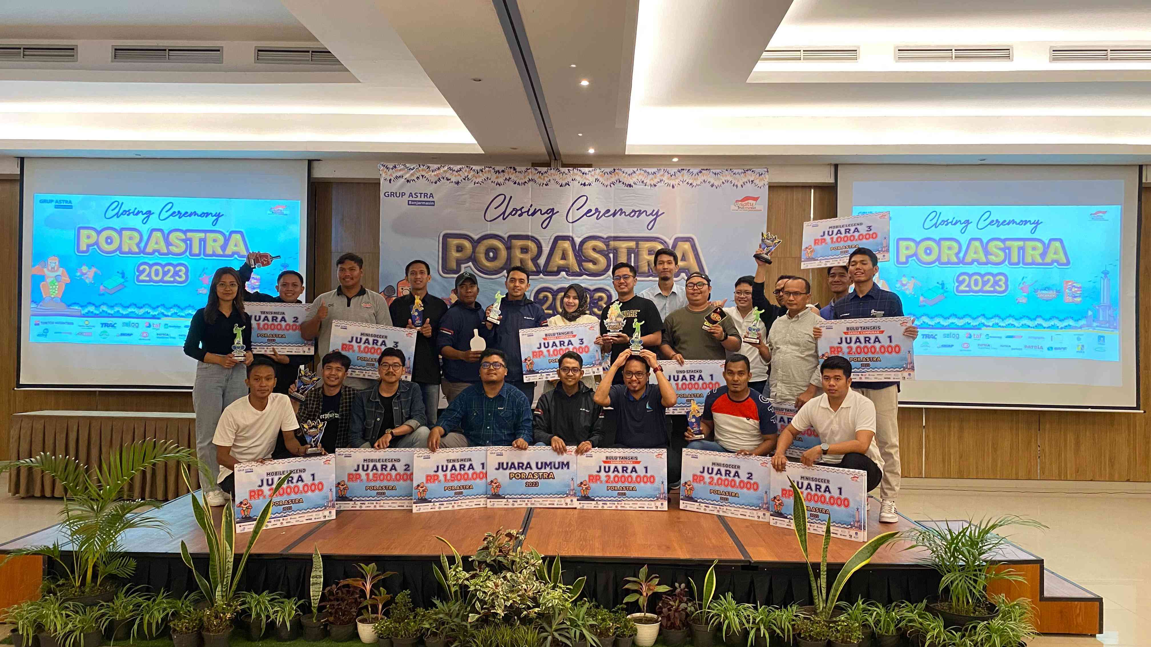 KPP Mining Sabet 3 Piala dalam Pekan Olahraga Astra 2023 Area Kalimantan Selatan