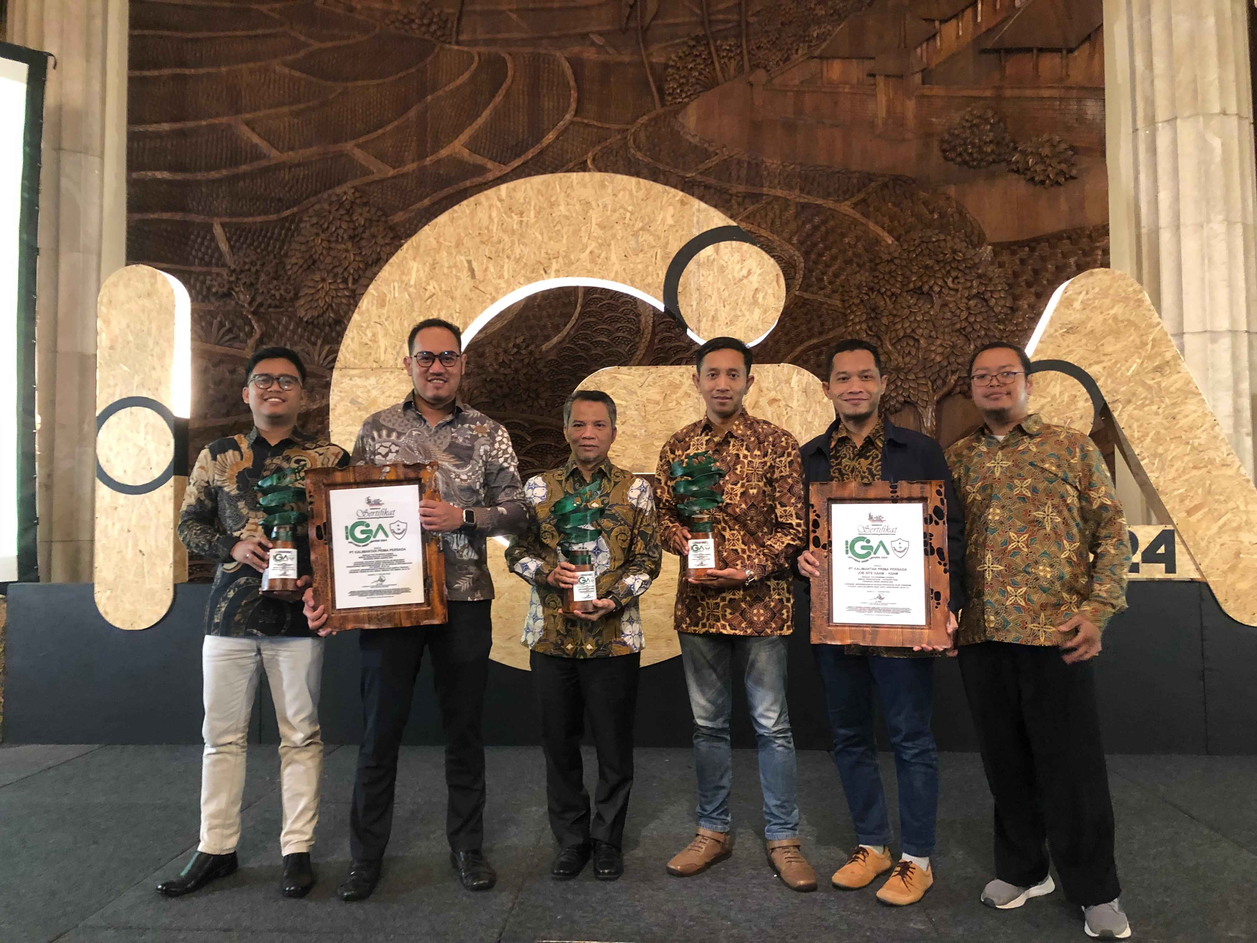 Fokus dalam ESG, KPP Mining Raih 3 Penghargaan di Ajang Indonesia Green Awards