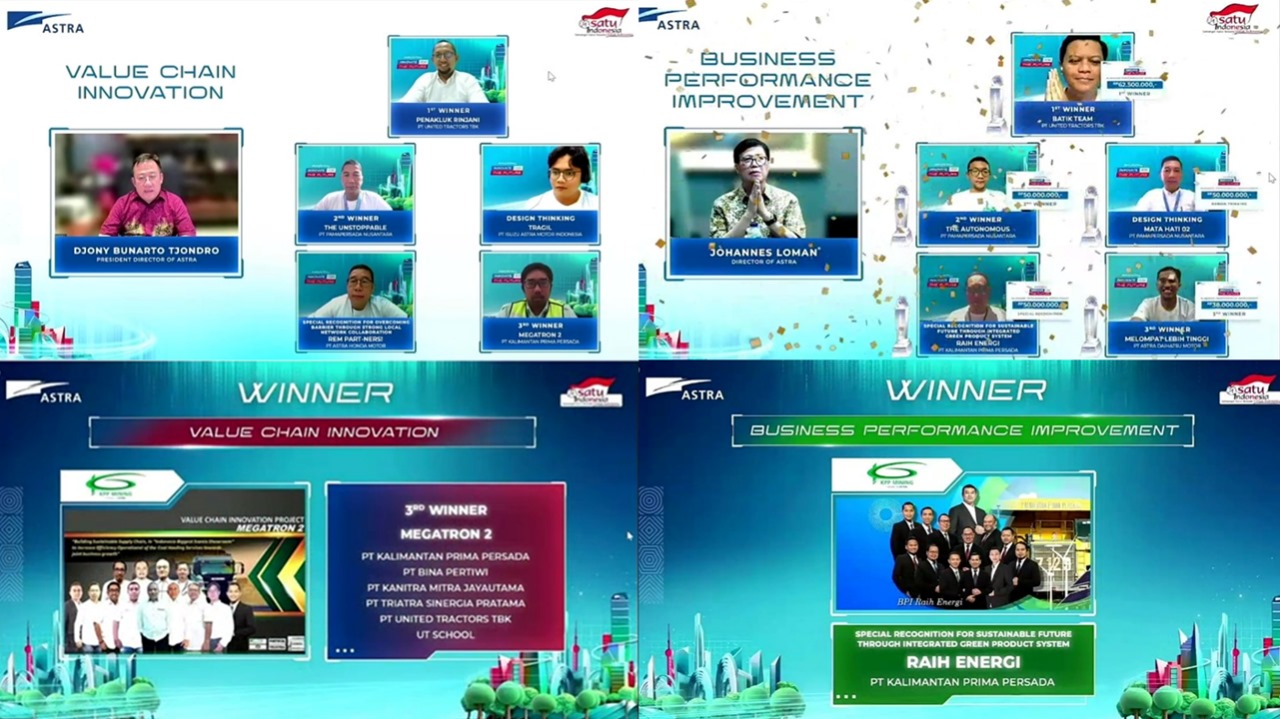 KPP Mining Bawa Pulang 2 Penghargaan Dari Ajang Innovastra ke 40 
