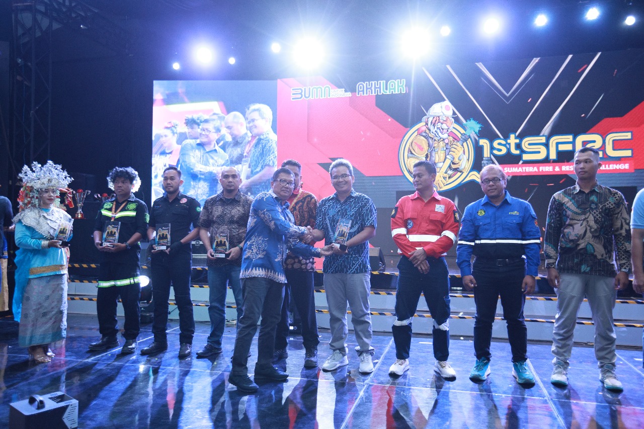Tim ERT KPP Mining Borong Piala dalam First Sumatera Fire Rescue Challenge (SFRC) 2024