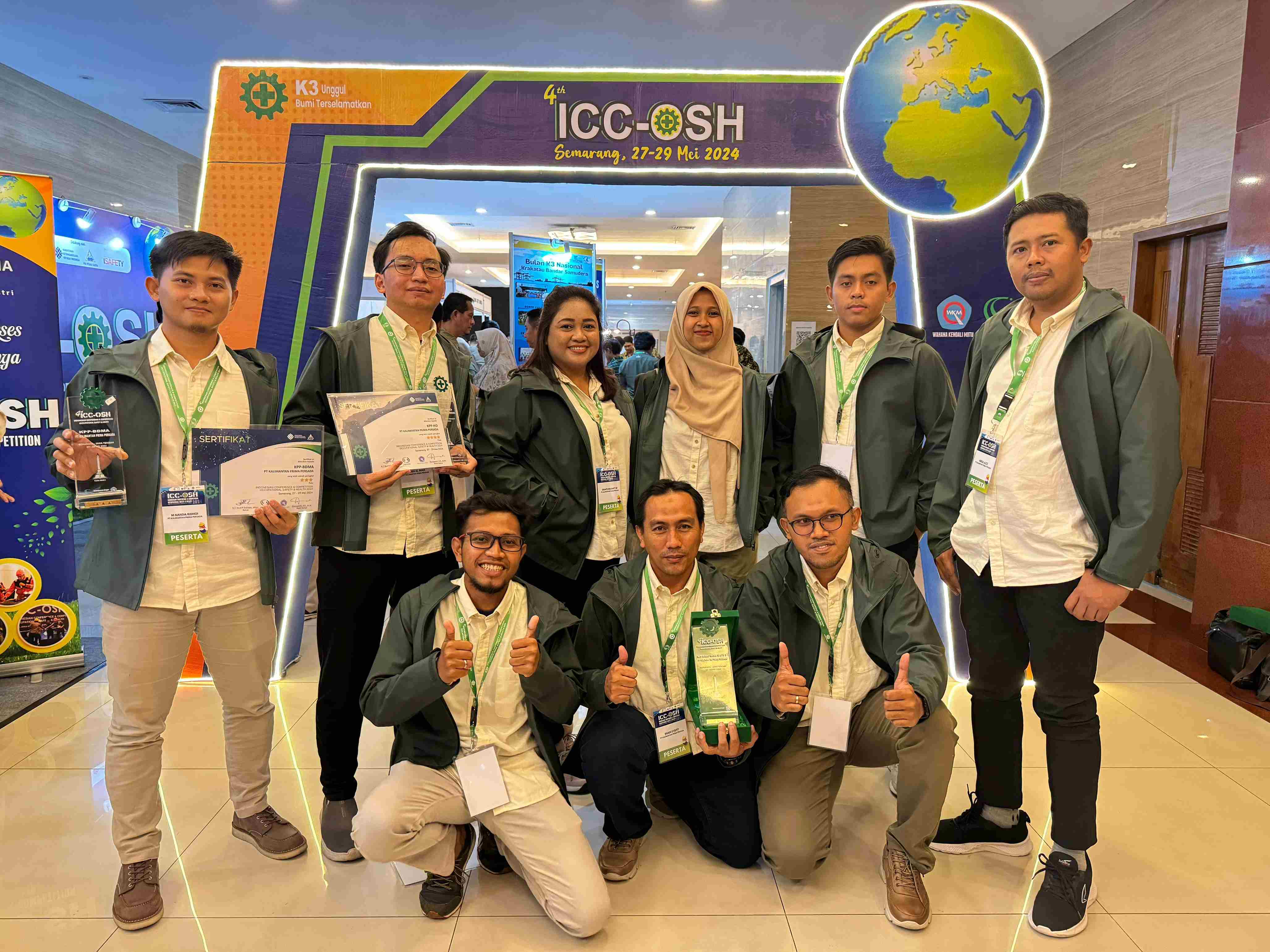 Bawa Pulang 3 Piala, KPP Mining Unjuk Diri dalam Ajang 4th Indonesian Conference & Competition Occupational Safety & Health (ICC OSH 2024)