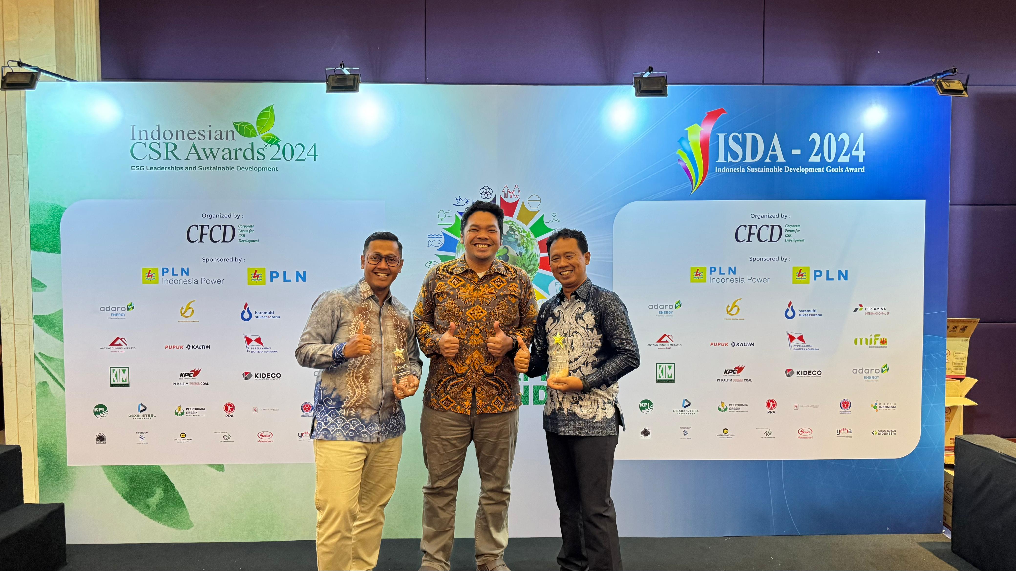 KPP Mining Bawa Pulang 2 Penghargaan dalam Indonesia SDGS Award 2024