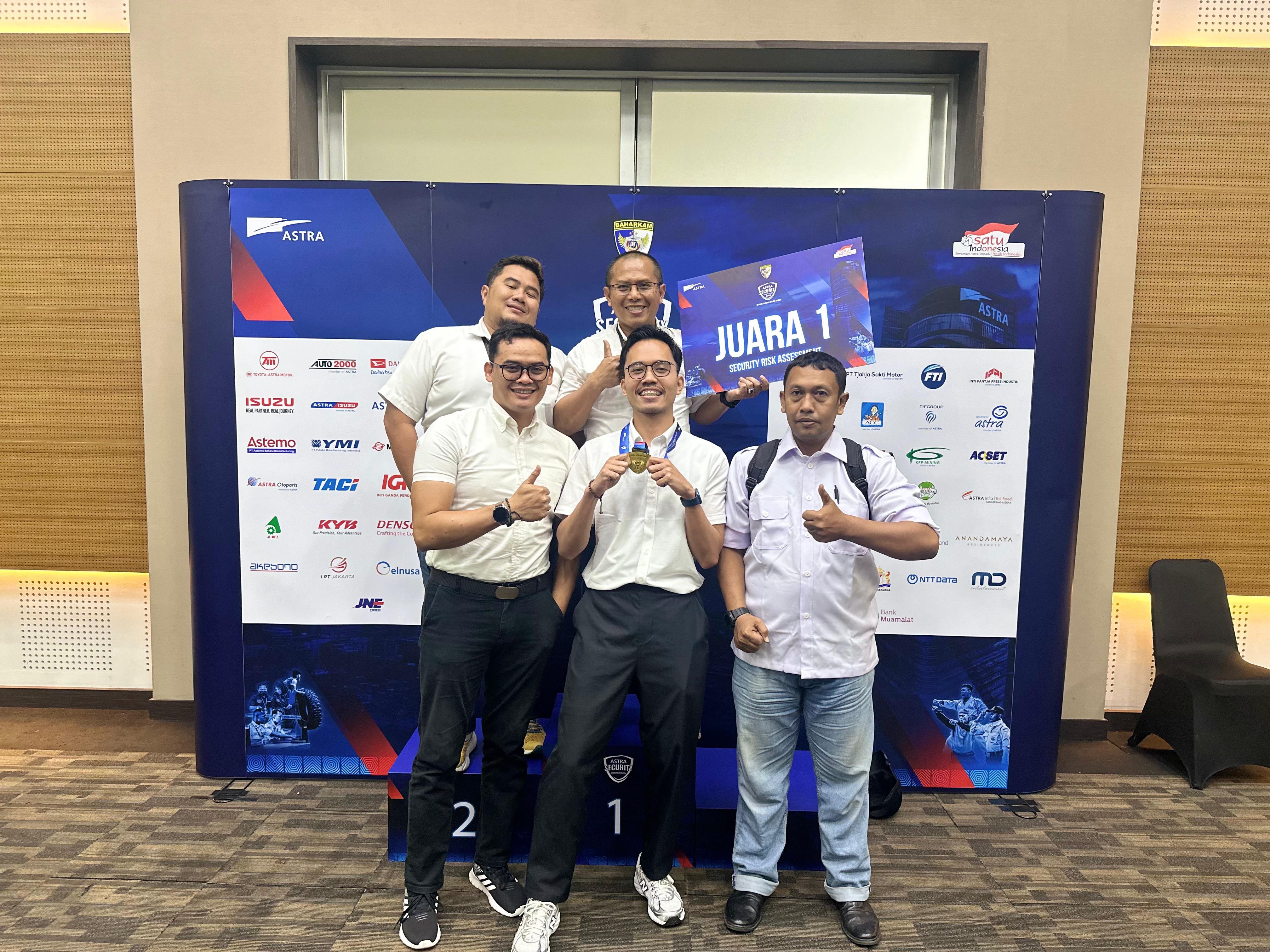 Unggul dalam Strategi Mitigasi Risiko, KPP Mining Raih Juara 1 dalam Kompetisi Security Risk Assessment (SRA)